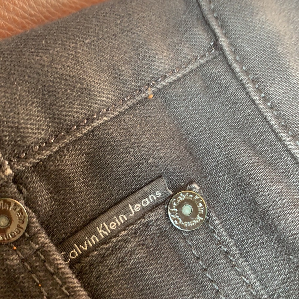 CALVIN KLEIN black jeans. As good as new. Wardrobe essential for all seasons. - Picture 9 of 12